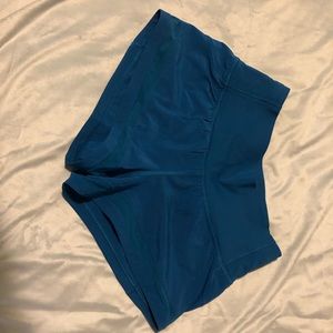 Blue lululemon shorts size 4